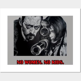 Leon Movie No Women No Kids Retro Posters and Art
